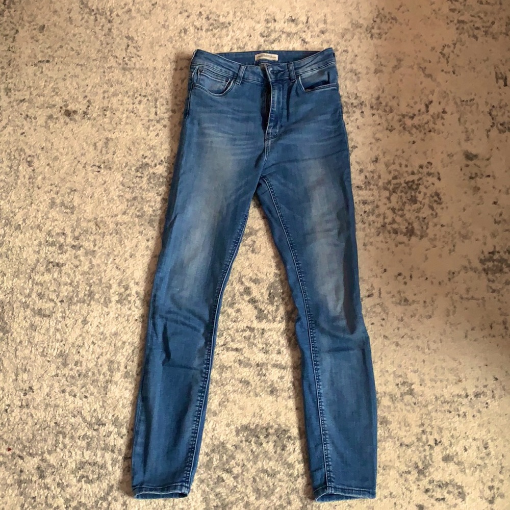 ZARA high waisted skinny jeans